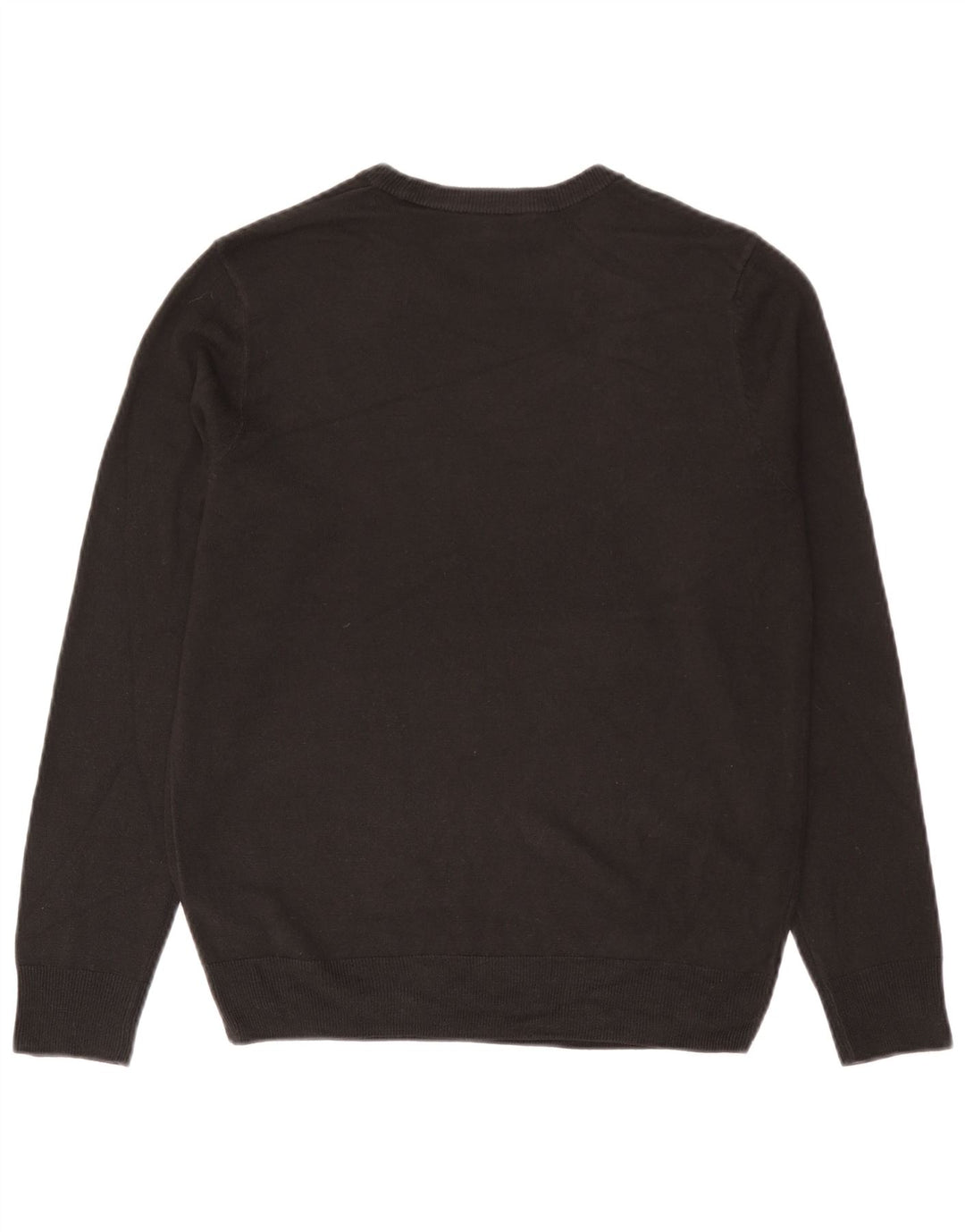 Marks & Spencer Herre sweater med rund hals, UK 38/40 Mellemgrå Akryl