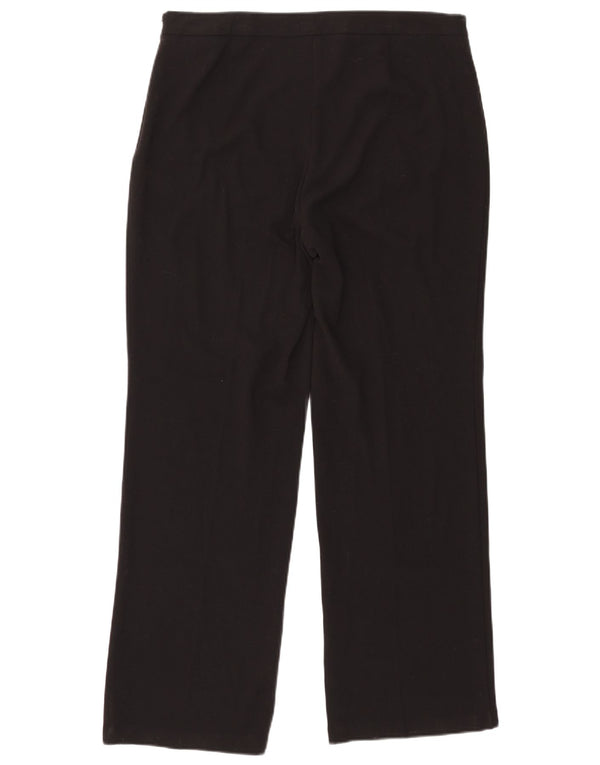 Marks & Spencer kvinders højtaljede chinobukser UK 16 Large W38 L32 Black