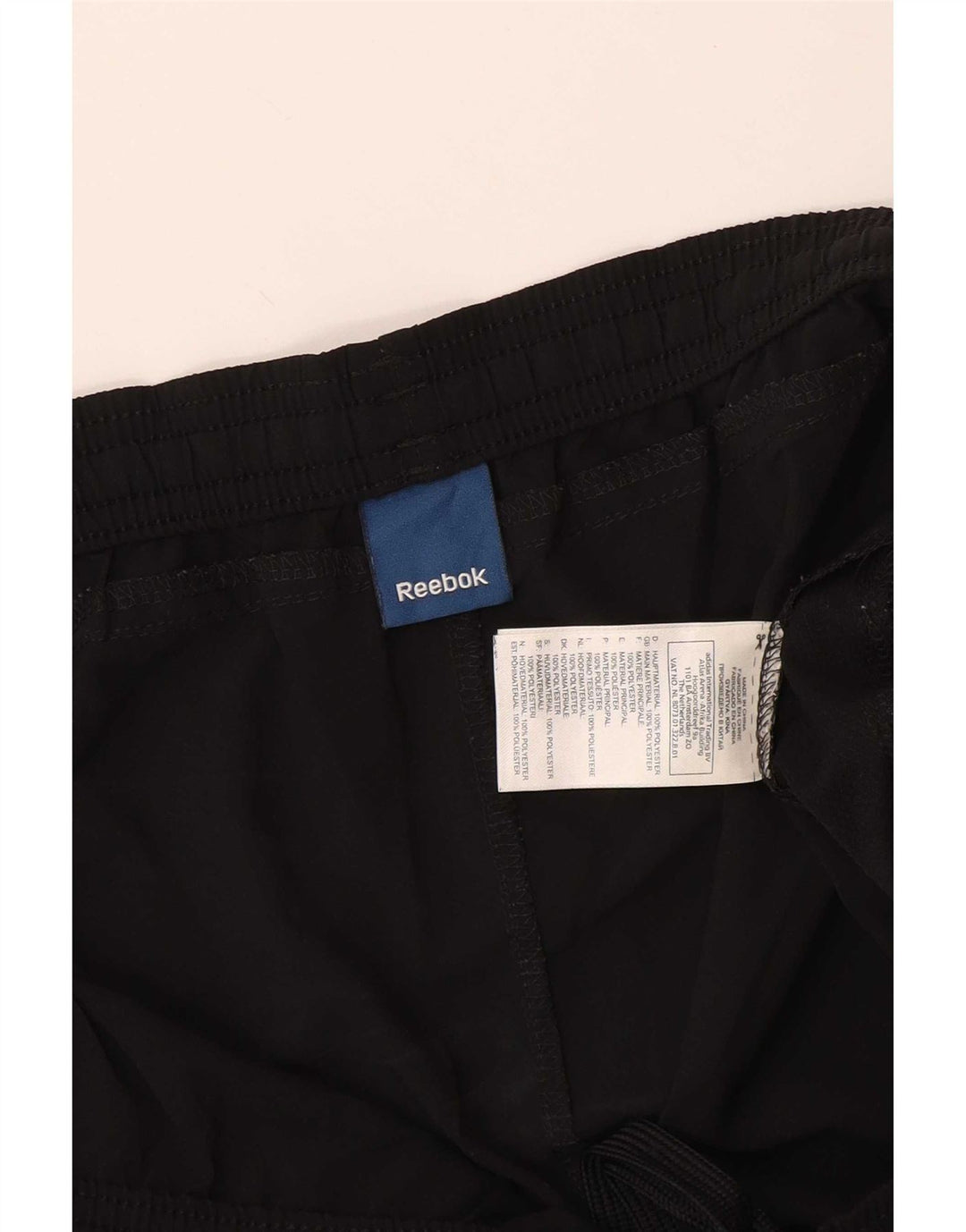 Reebok Herre Sportshorts XL Sort Polyester
