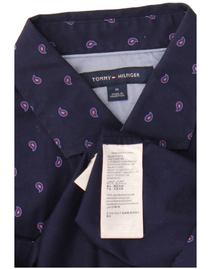 Tommy Hilfiger Herreskjorte Medium Navyblå Paisley Bomuld