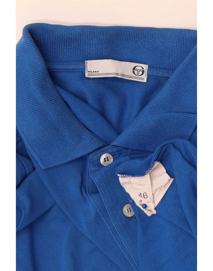 Sergio Tacchini Herre poloshirt IT 46 Lille Blå