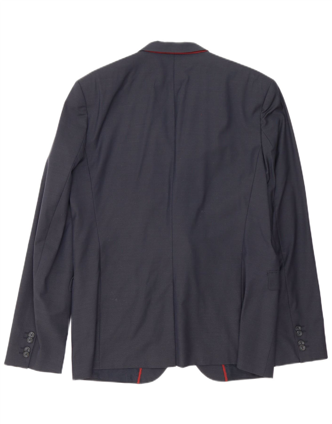 Hugo Boss Herre 2 Button Blazer Jacket UK 54 2XL Navy Blue Wool