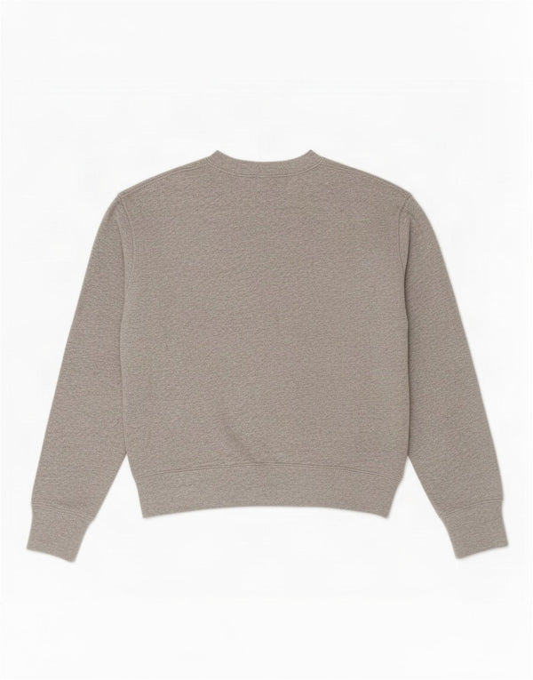 Vintage Mens Graphic Sweatshirt Jumper Small Grey Cotton