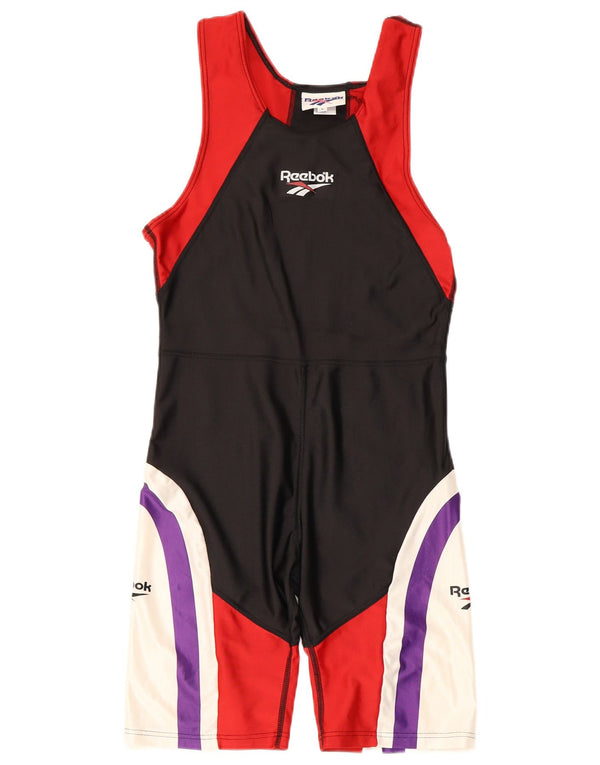 Reebok Damebadetøj UK 10 Small Black Colourblock Polyester