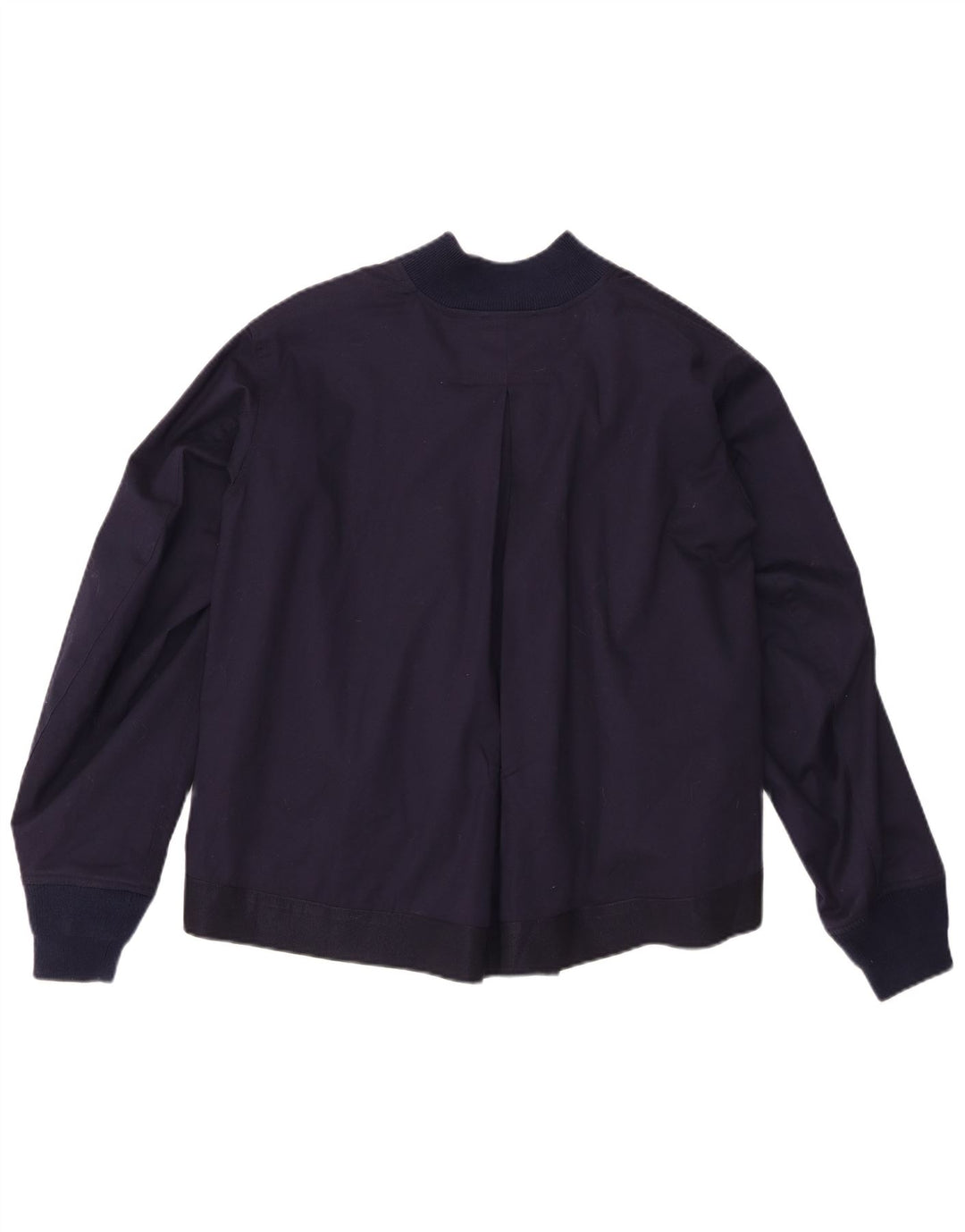 Roberto Collina Herre Bomber Jacket UK 36 Small Navy Blue Cotton