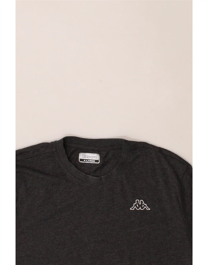 KAPPA Mens T-Shirt Top XL Grey Cotton Vintage Kappa and Second-Hand Kappa from Messina Hembry 