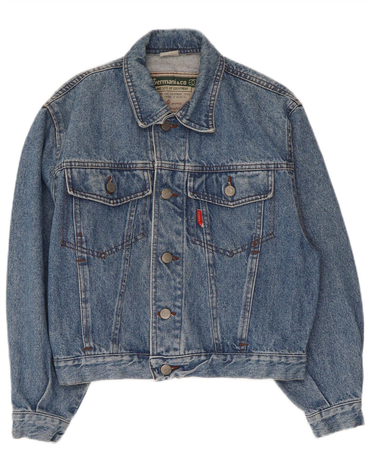 GERMANI & CO. Dame denimjakke UK 14 Medium Blue Bomuld