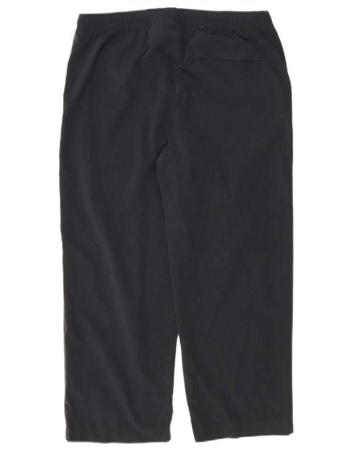 NIKE træningsdragtsbukser til kvinder US 8/10 Medium Black Colourblock Polyester