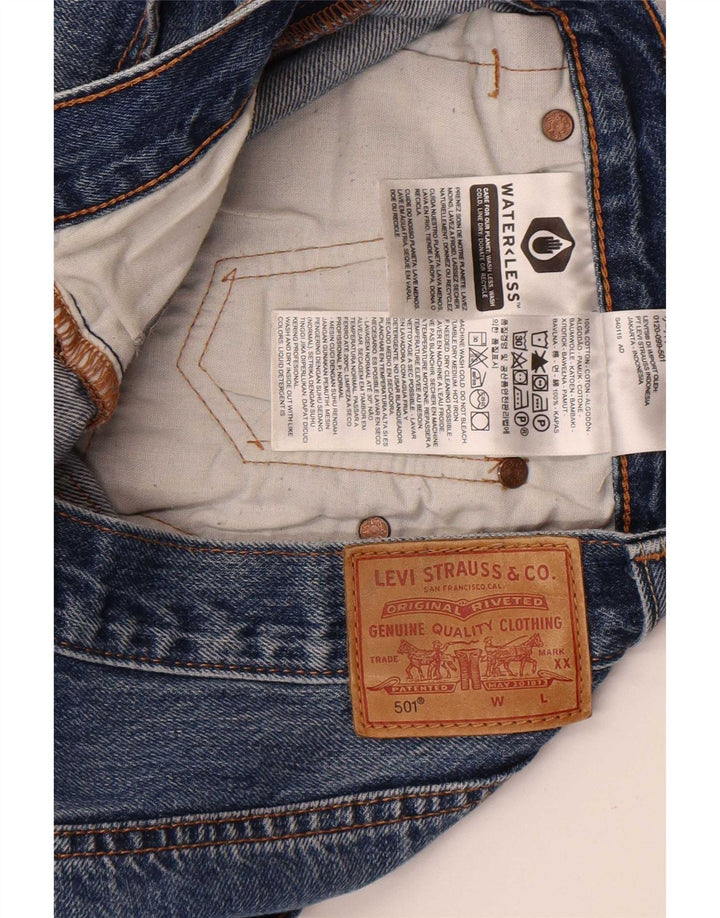 Levi's Womens 501 denimshorts W28 Medium Blue Bomuld