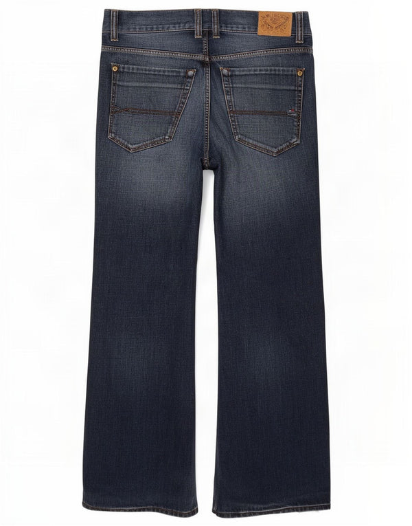 Tommy Hilfiger Herre Bootcut Jeans W38 L29 Marineblå Bomuld