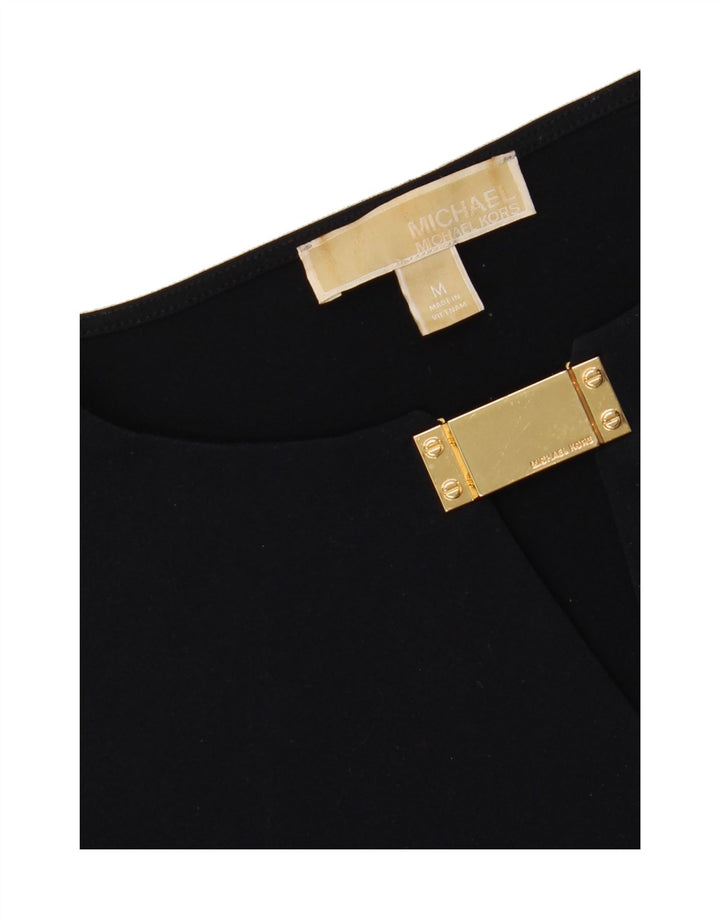 MICHAEL KORS Womens Top Long Sleeve UK 12 Medium Navy Blue Vintage Michael Kors and Second-Hand Michael Kors from Messina Hembry 