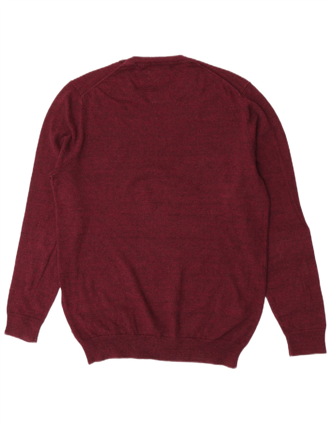 Superdry sweater med rund hals til mænd Medium rødbrun bomuld