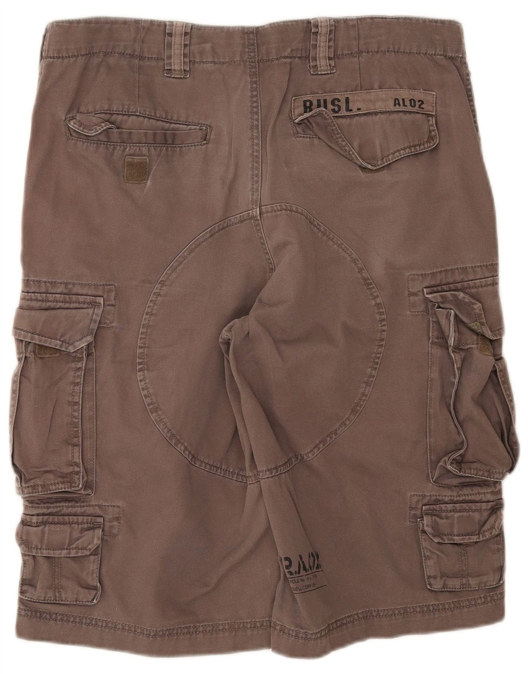 Russell Athletic Herre Cargo Shorts Large W34 Grå Bomuld