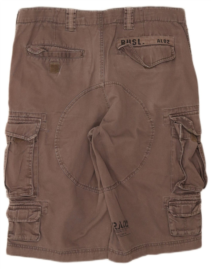 Russell Athletic Herre Cargo Shorts Large W34 Grå Bomuld