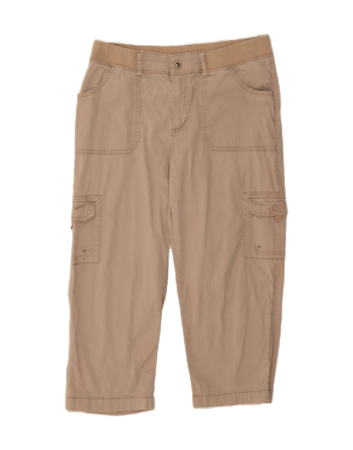 LEE Womens Relaxed Fit Straight Capri Trousers W32 L22 Beige Vintage Lee and Second-Hand Lee from Messina Hembry 