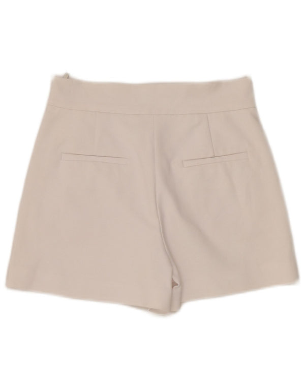Zara Chino Shorts med høj talje til kvinder XS W24 Hvid