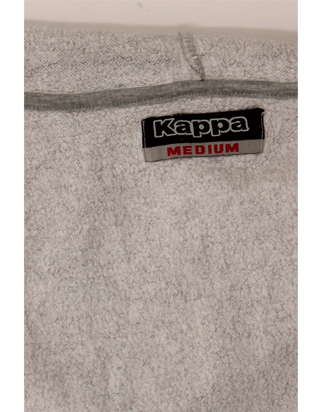 Kappa Dame Grafisk Hættetrøje Sweater UK 14 Medium Grey Flecked