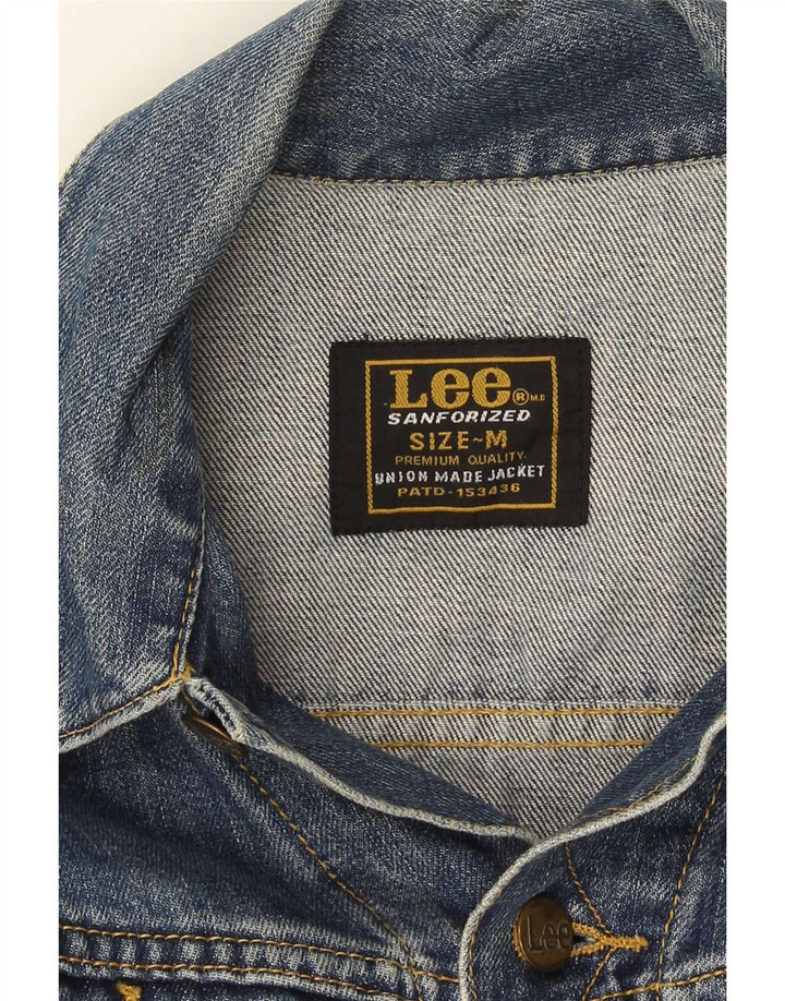 Lee Boys Crop denimjakke 8-9 år Medium Blue Cotton