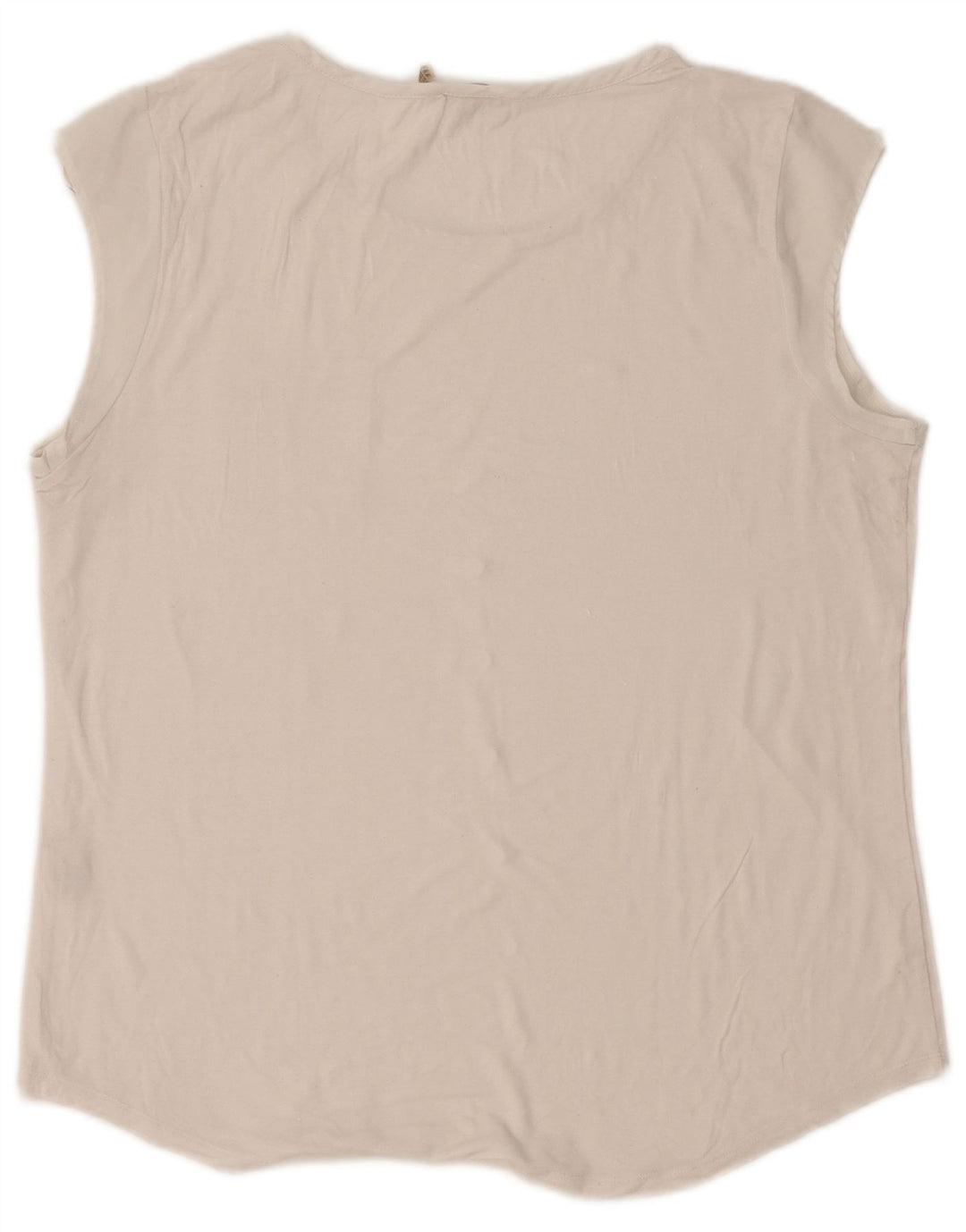 Calvin Klein Dame Vest Top UK 18 XL Hvid Rayon