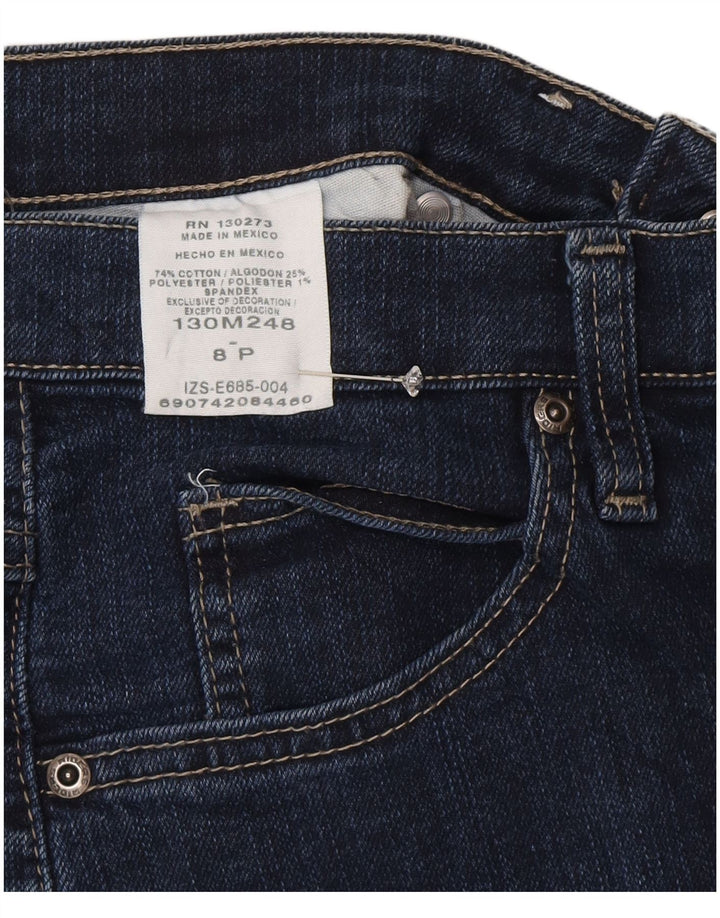 Lee Dame Straight Jeans US 8 Medium W28 L30 Marineblå Bomuld