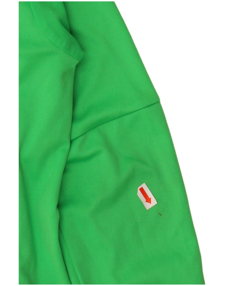 ADIDAS Boys Manchester United Grafisk Top Langærmet 9-10 År Grøn