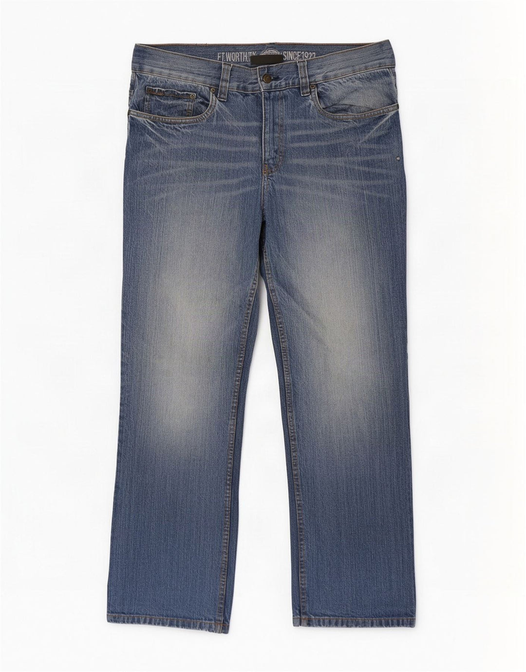 Dickies Straight Jeans til mænd W33 L32 blå bomuld
