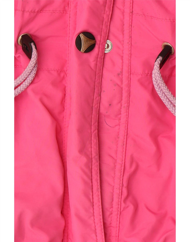 Colle Dame Hætte Skijakke UK 10 Lille Pink Colourblock Polyester