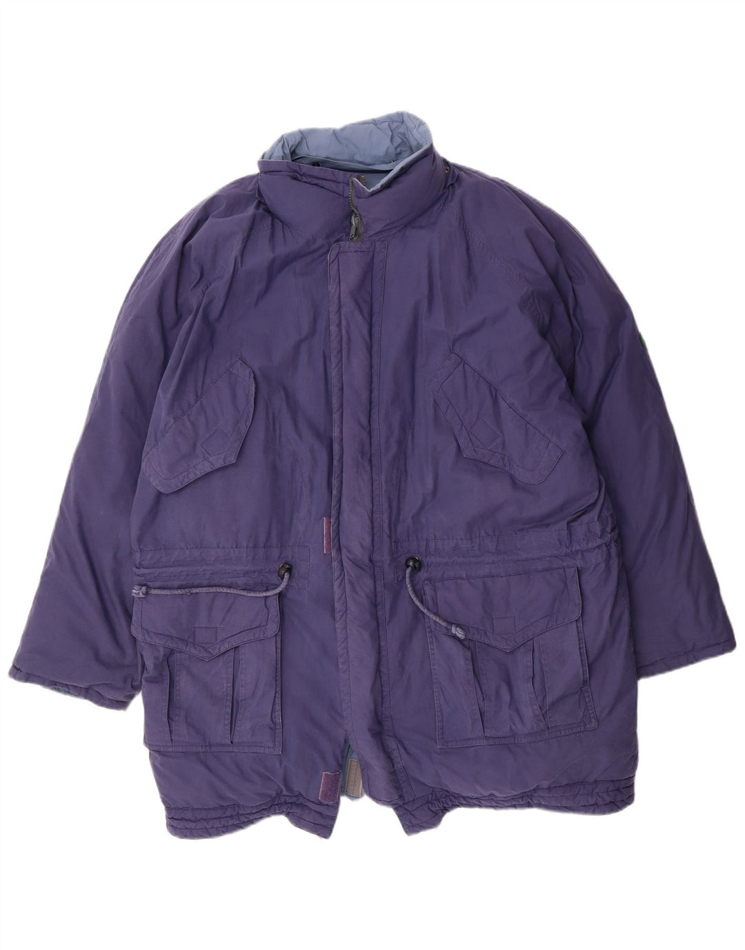 DIADORA Herre Loose Fit Vendbar polstret jakke UK 38 Medium Blue Cotton