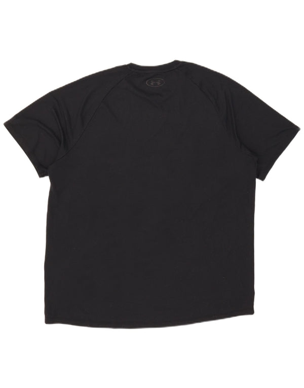 Under Armour Herre T-Shirt Top Stor Sort Flecked