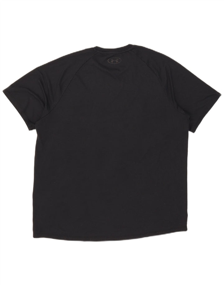Under Armour Herre T-Shirt Top Stor Sort Flecked