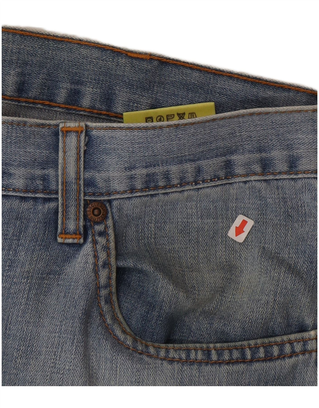 Wrangler Herre Texas Straight Jeans W36 L32 Blå Bomuld