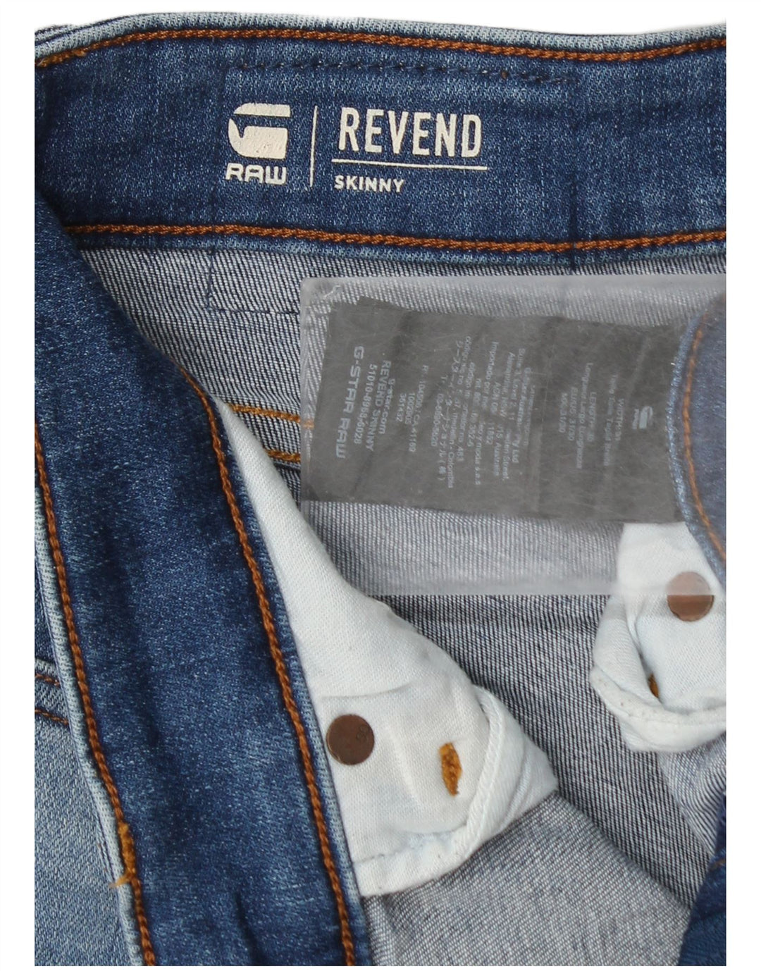 G-Star Herre Revend Skinny Jeans W31 L30 Blå Bomuld