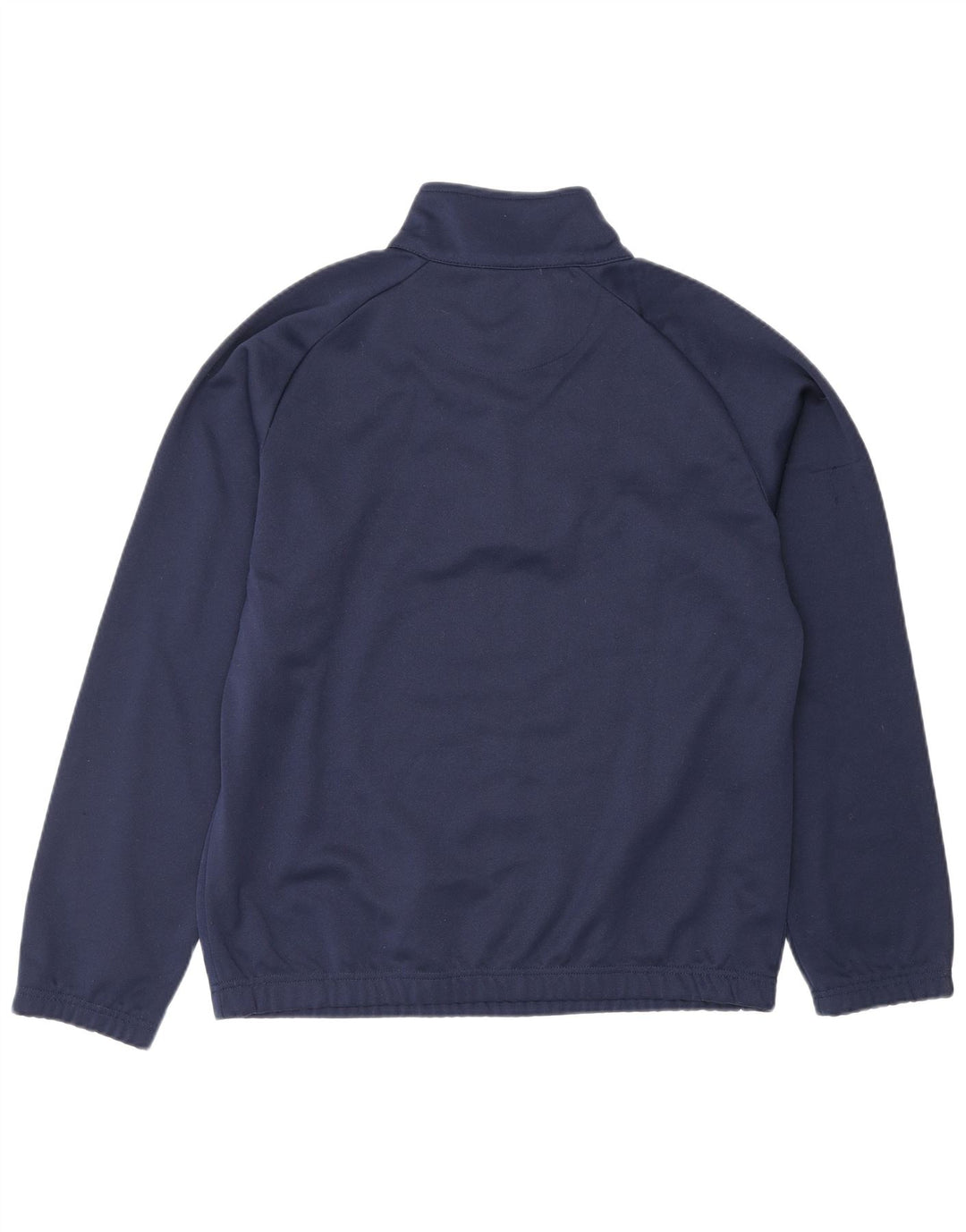 Kappa Herre Zip Neck Sweatshirt Jumper Medium Navy Blue Polyester