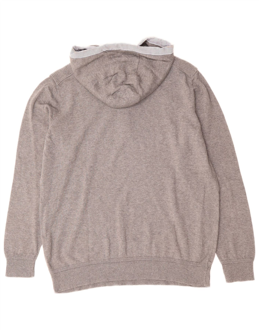 MASSIMO DUTTI Herre hættetrøje Sweater Stor Grå Bomuld