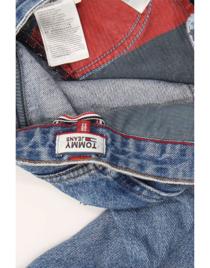 Tommy Hilfiger Dame Distressed Slim Jeans W28 L28 Blå Bomuld