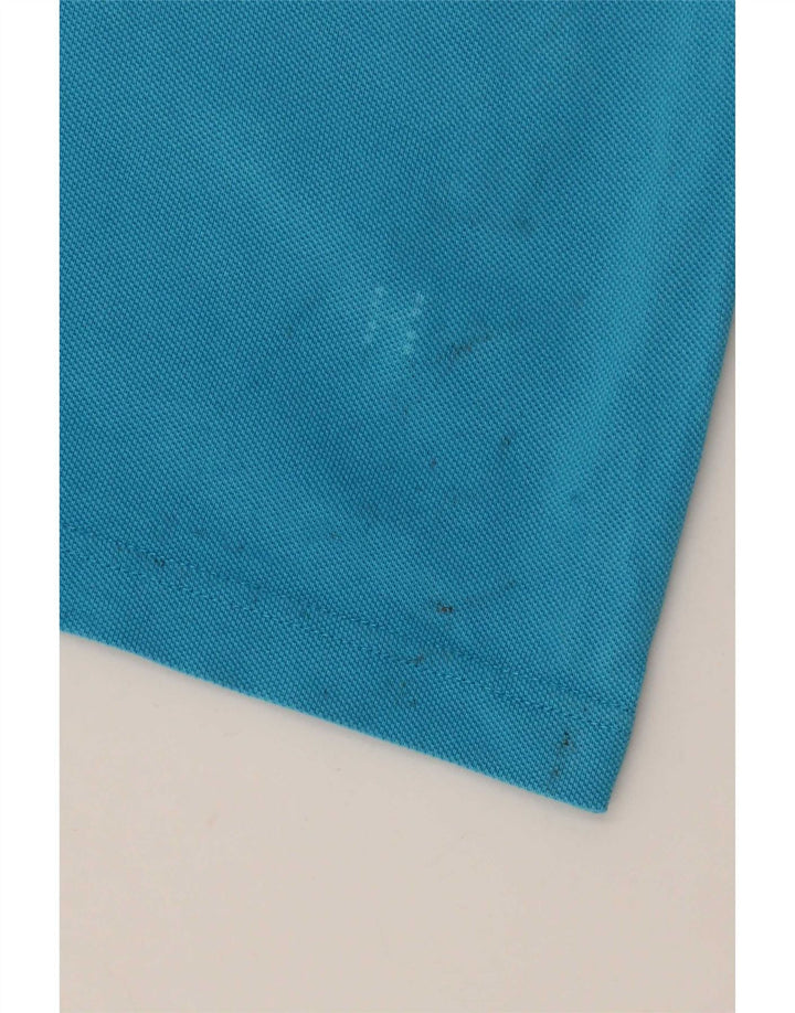 Hugo Boss Herre Polo Shirt Stor Blå Bomuld