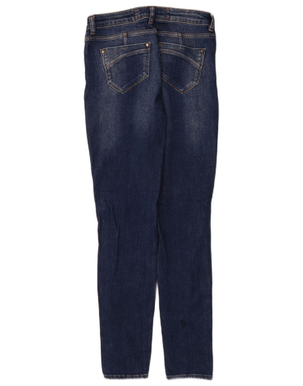Karen Millen Dame Skinny Jeans UK 8 Small W26 L29 Blue Cotton