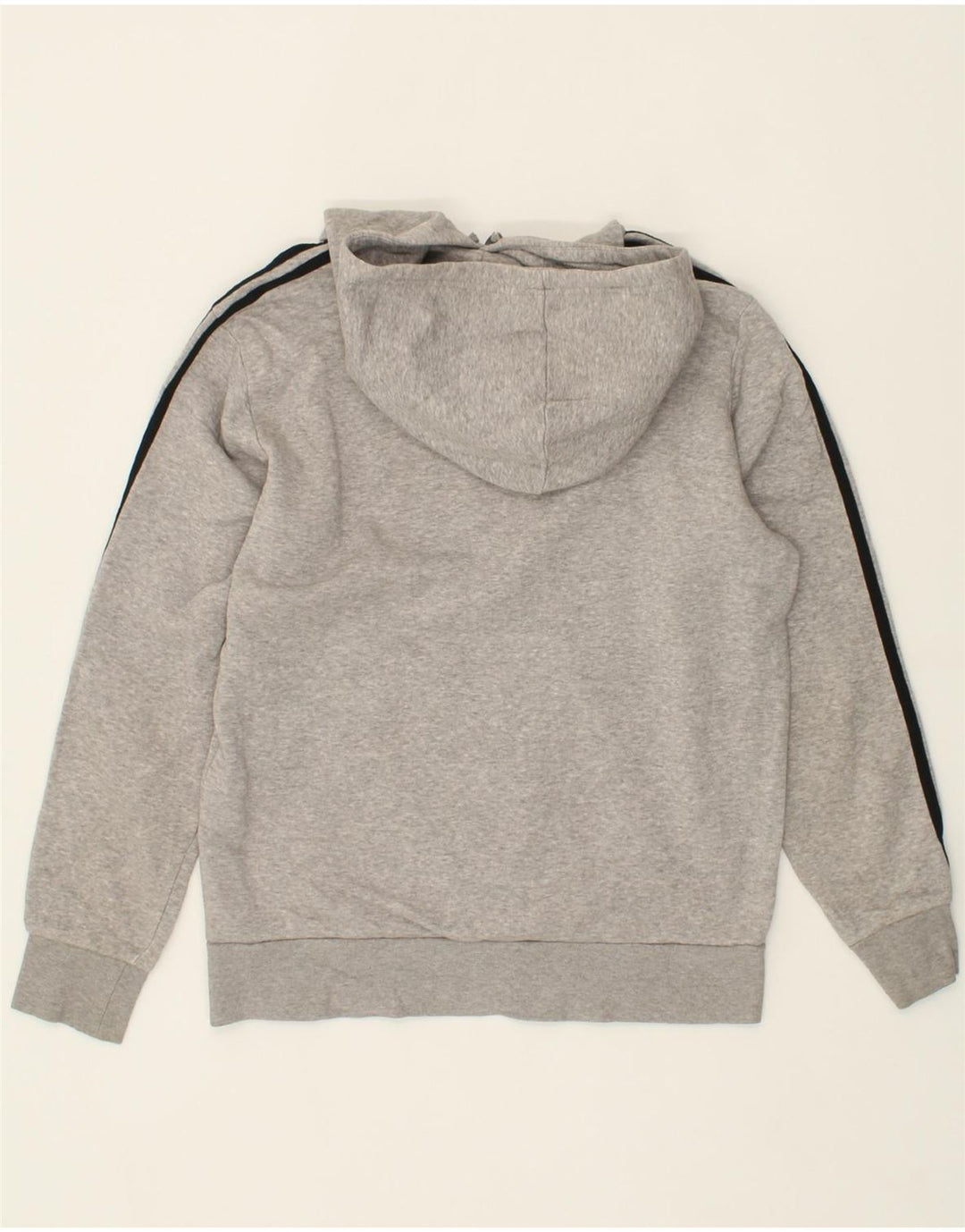 ADIDAS Mens Hoodie Jumper Medium Grey Cotton Vintage Adidas and Second-Hand Adidas from Messina Hembry 