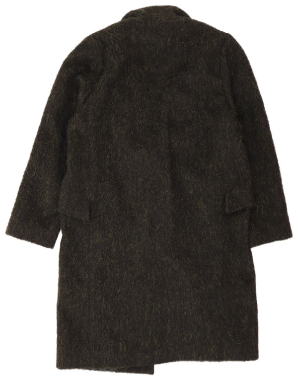 French Connection Dame Oversized Overfrakke UK 10 Small Khaki Wool
