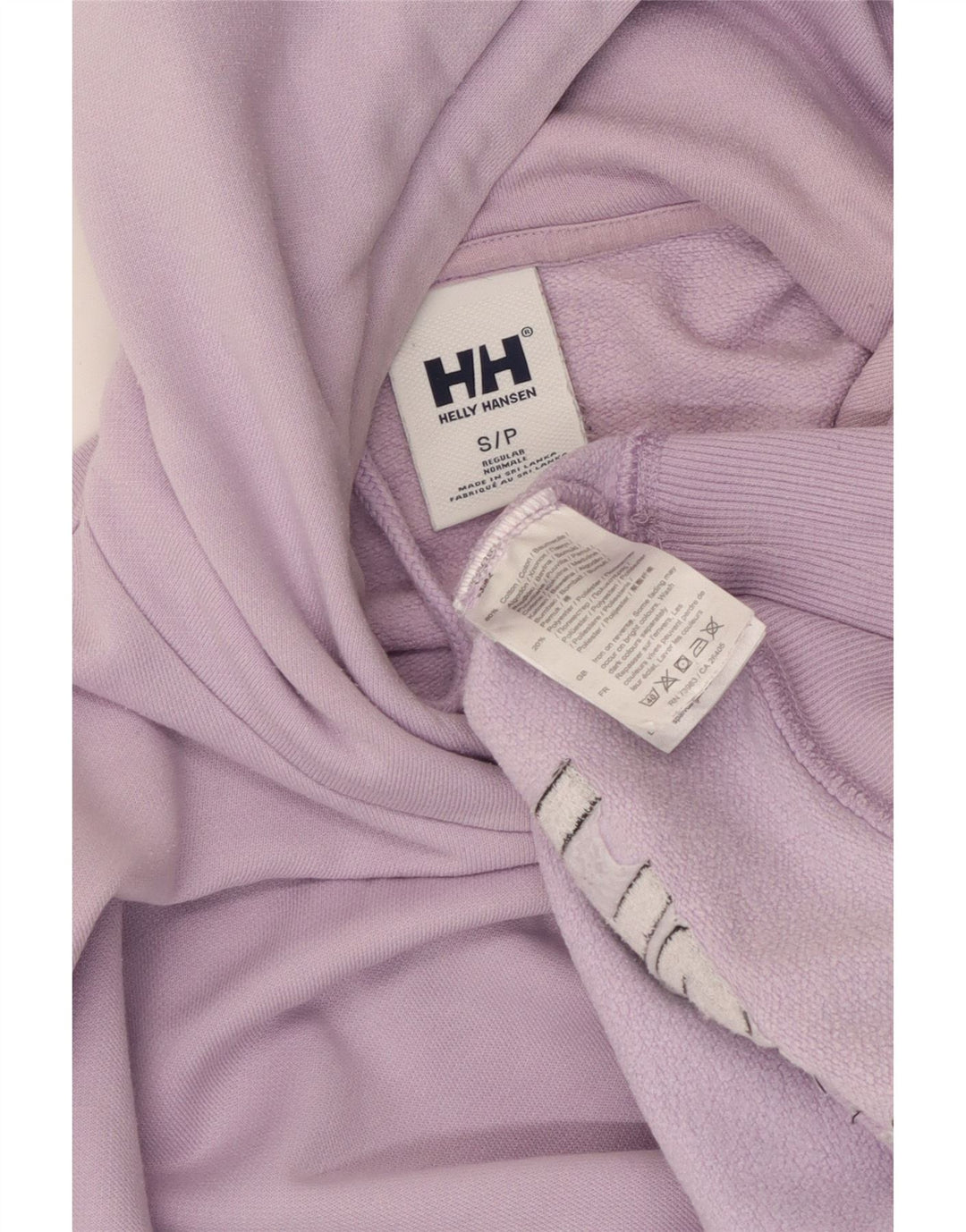 HELLY HANSEN Herre Regular Fit Grafisk Hoodie Jumper Lille Lilla Bomuld