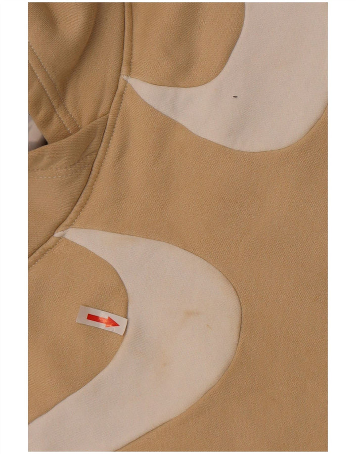 Nike grafisk hættetrøje til mænd, stor beige bomuld