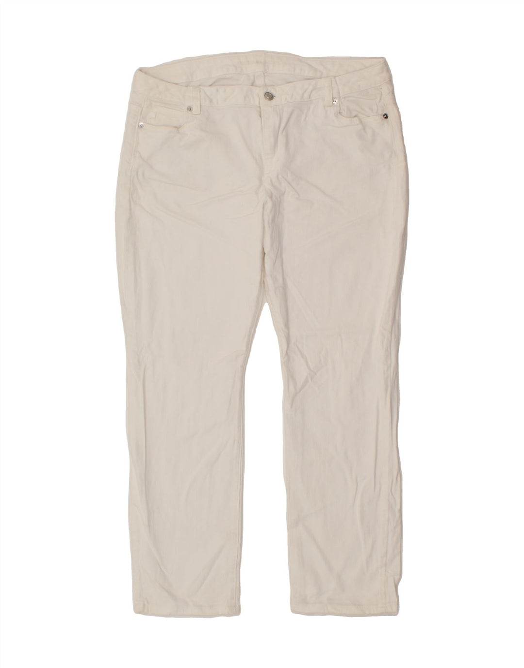 MICHAEL KORS Womens Slim Jeans W36 L28  White Cotton Vintage Michael Kors and Second-Hand Michael Kors from Messina Hembry 