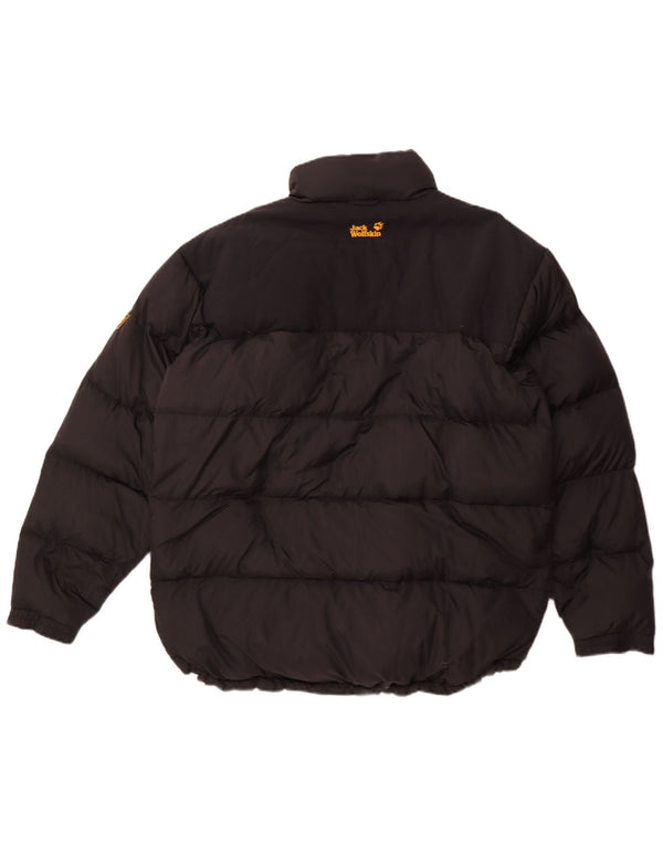 Jack Wolfskin Herre polstret jakke UK 42 XL Sort