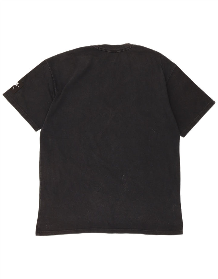 Nike Herre grafisk T-shirt Top Medium Sort Bomuld