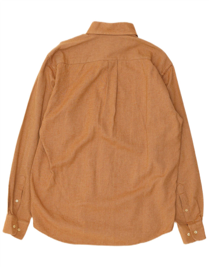 SERGIO TACCHINI Flannelskjorte til mænd Medium Beige Bomuld
