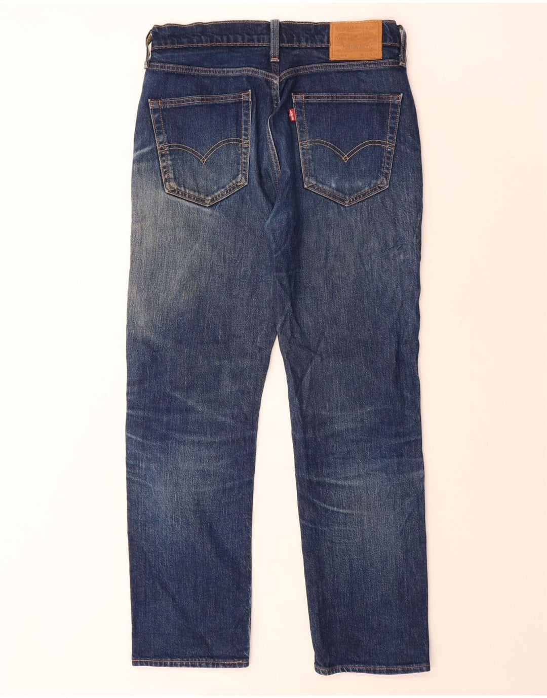 LEVI'S Herre 514 Straight Jeans W30 L30 Blå Bomuld