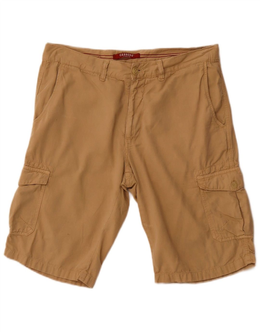 CARRERA Herre 618 Regular Cargo Shorts it 50 Large W34 Beige Bomuld
