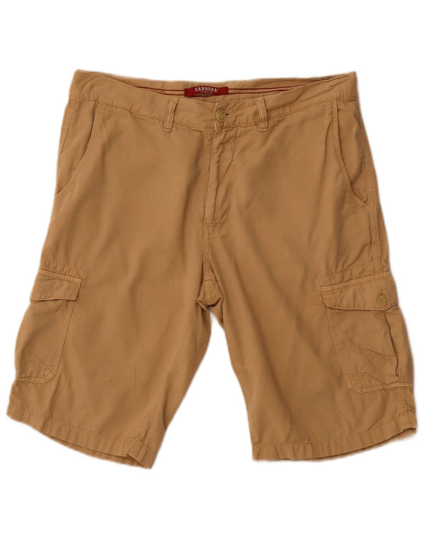 CARRERA Herre 618 Regular Cargo Shorts it 50 Large W34 Beige Bomuld