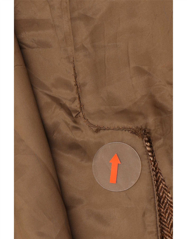 Vintage overfrakke til mænd UK 38 medium brun sildeben