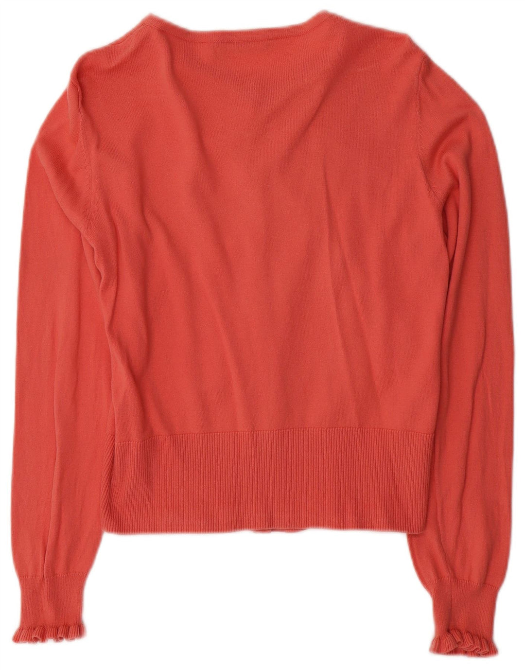 Oasis Dame Cardigan Sweater UK 10 Small Pink Bomuld